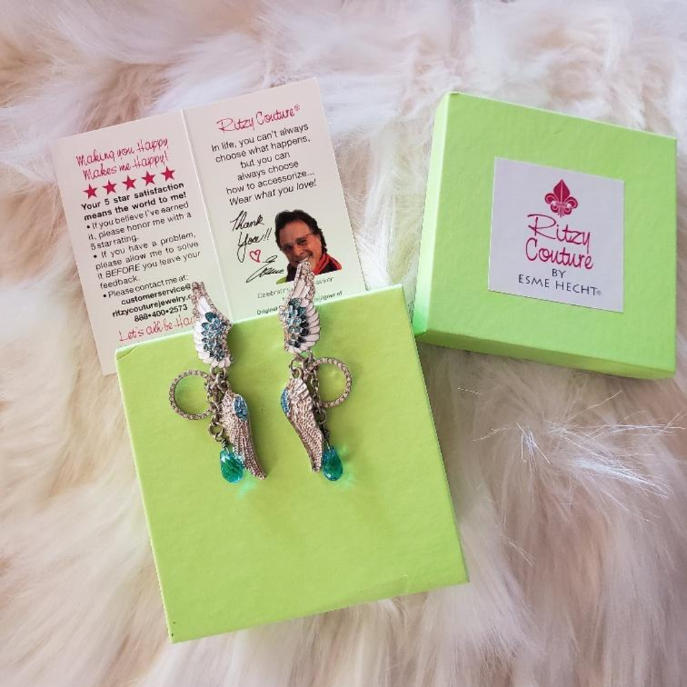 Ritzy "Angel Within Us" Pierced Earrings